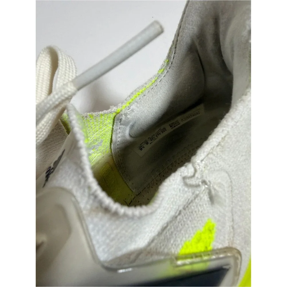 adidas Colorblock Lace-Up‎ Mesh Yellow/White/Black Running Sneakers Men's